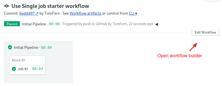workflow editor