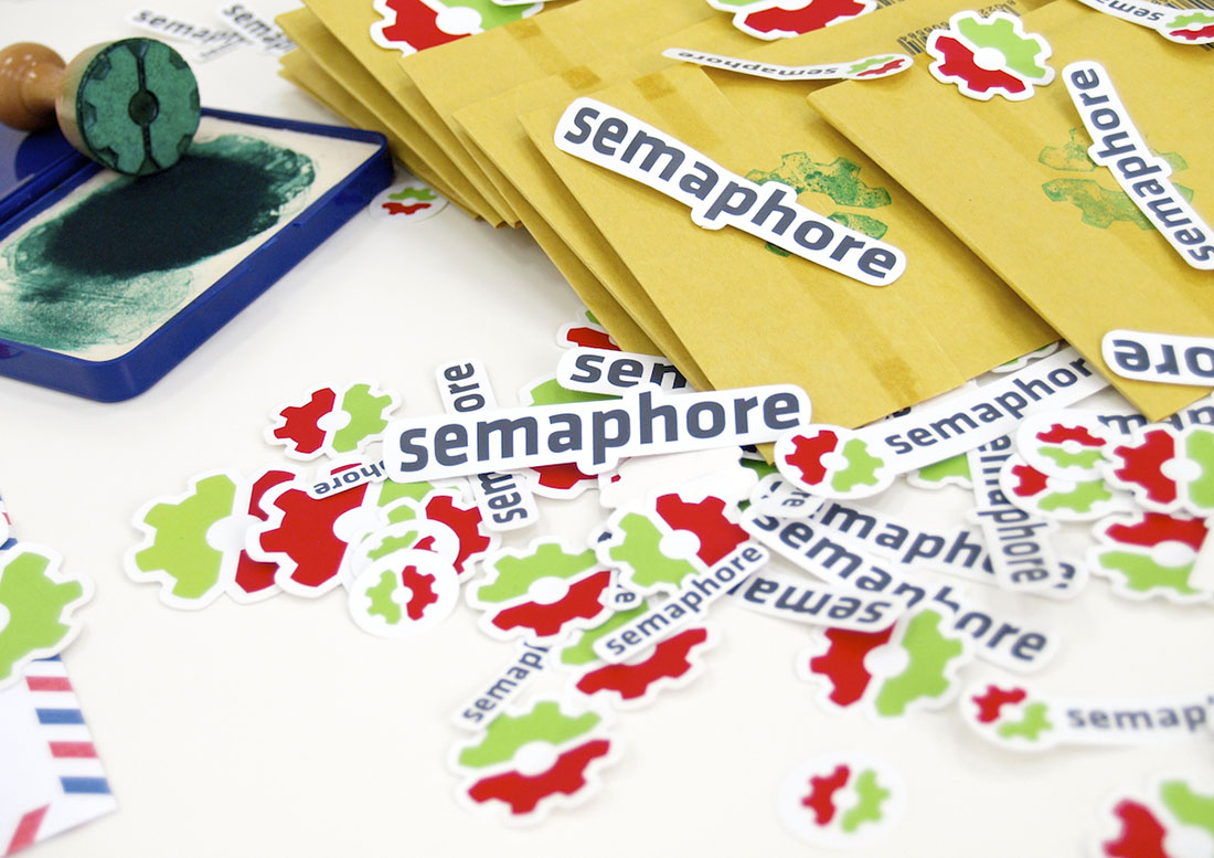 Semaphore continuous integration stickers