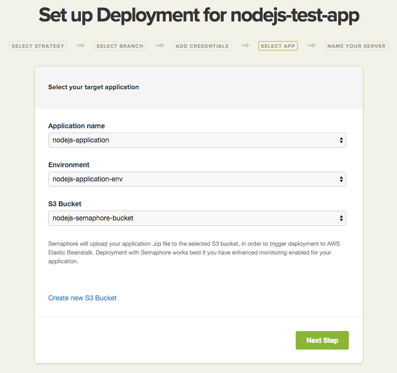 Node.js Select application
